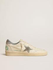 Ball Star in nappa leather with gray suede star and heel tab