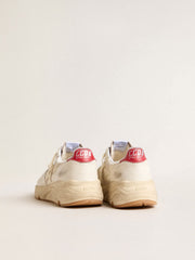 Men’s Running Sole in nappa leather with beige leather star and red heel tab