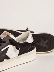 Men's Stardan in white and black leather