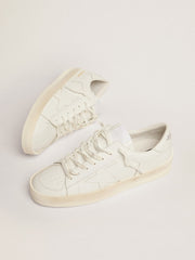 Men's Stardan in white leather