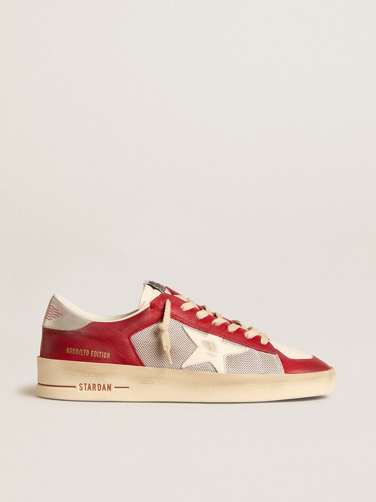 Men's Stardan  in mesh and nubuck with nappa star and leather heel tab