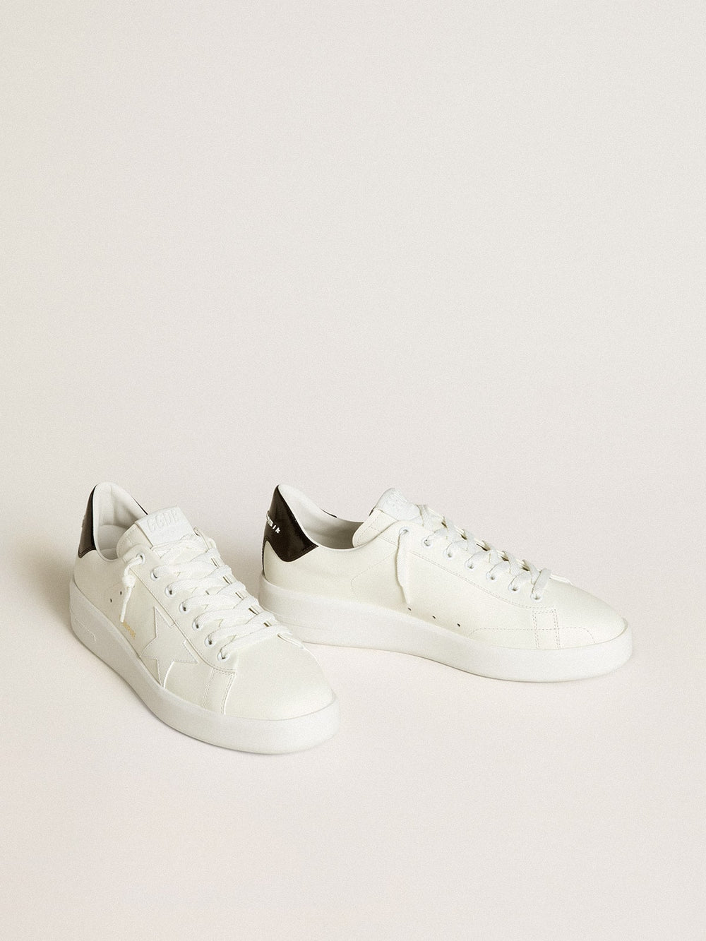 Men’s Purestar with leather star and black patent leather heel tab
