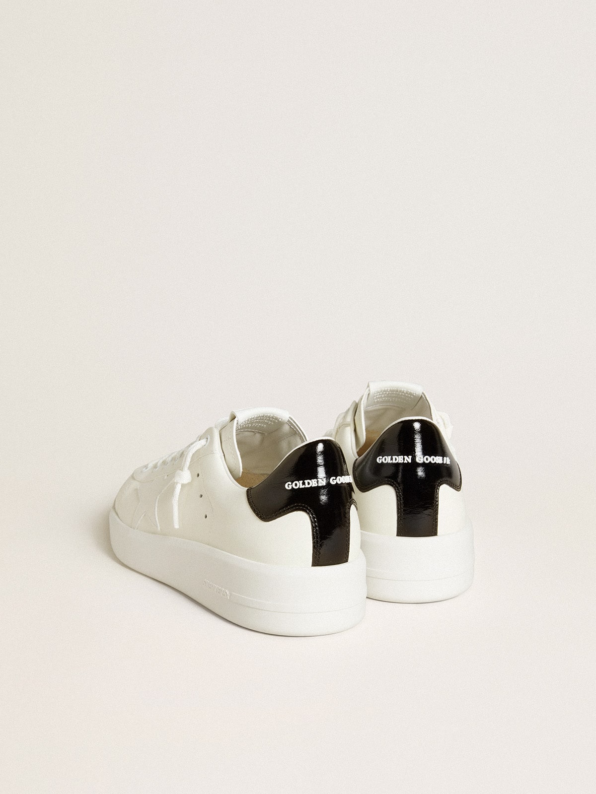 Men’s Purestar with leather star and black patent leather heel tab