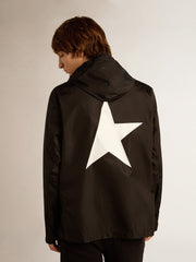 Men's black windbreaker | Golden Goose