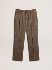 Men's soft houndstooth pants