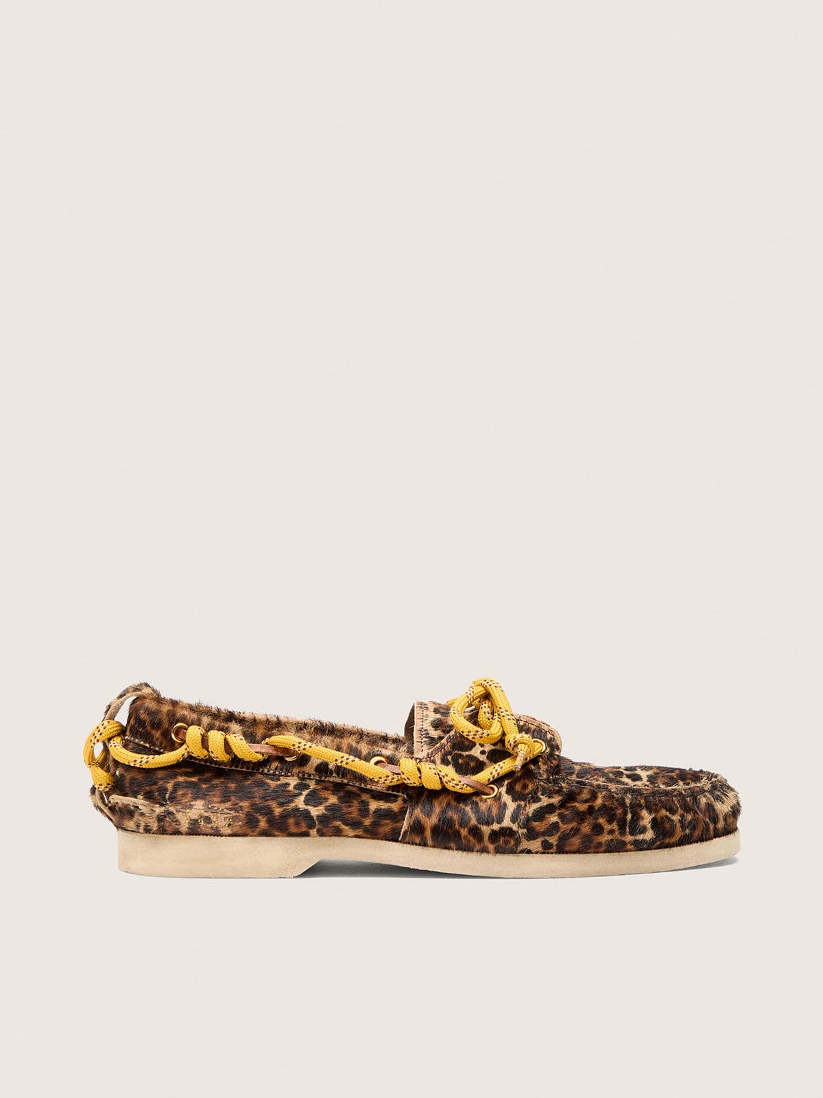 Men's Cruise loafer in leopard-print pony skin