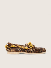 Men's Cruise loafer in leopard-print pony skin