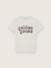 Journey boys’ T-shirt in white cotton jersey with logo
