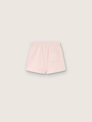 Star girls’ shorts in pink cotton with patch and logo