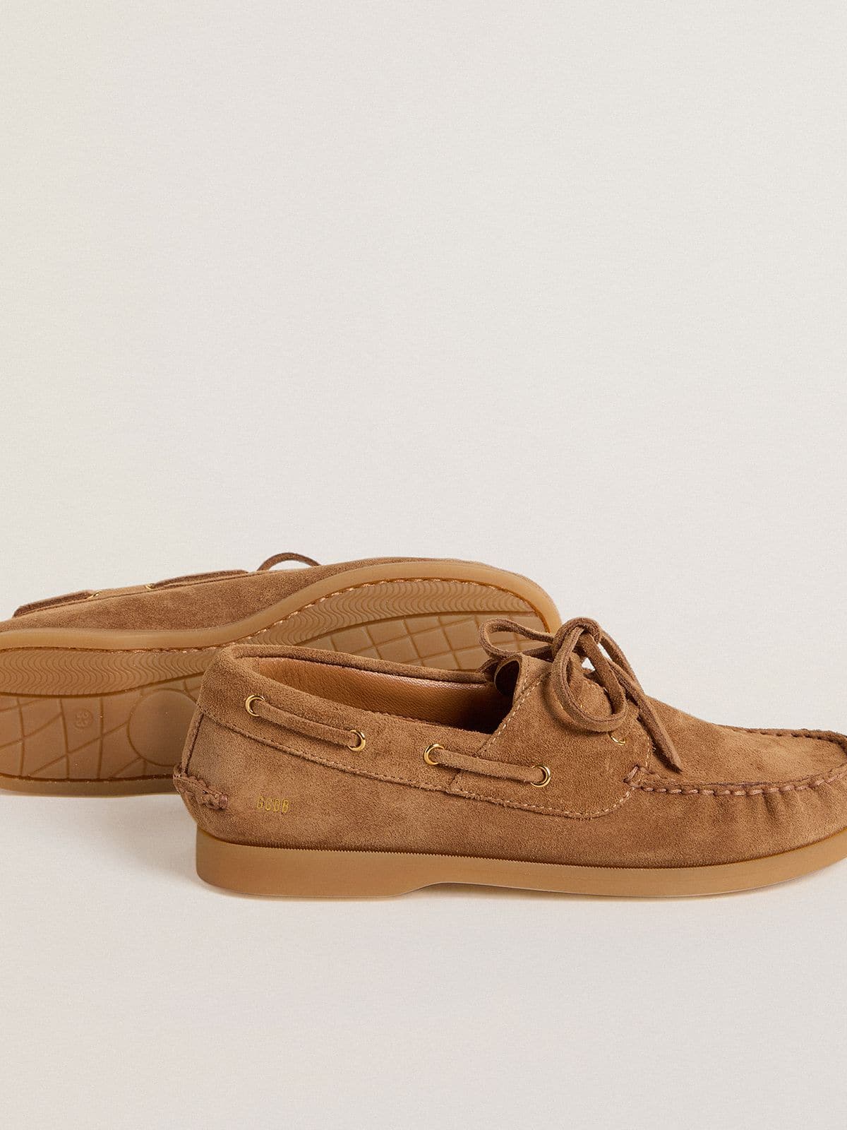Junior Cruise loafer in light brown suede