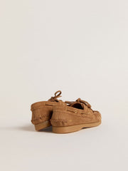 Young Cruise loafer in light brown suede