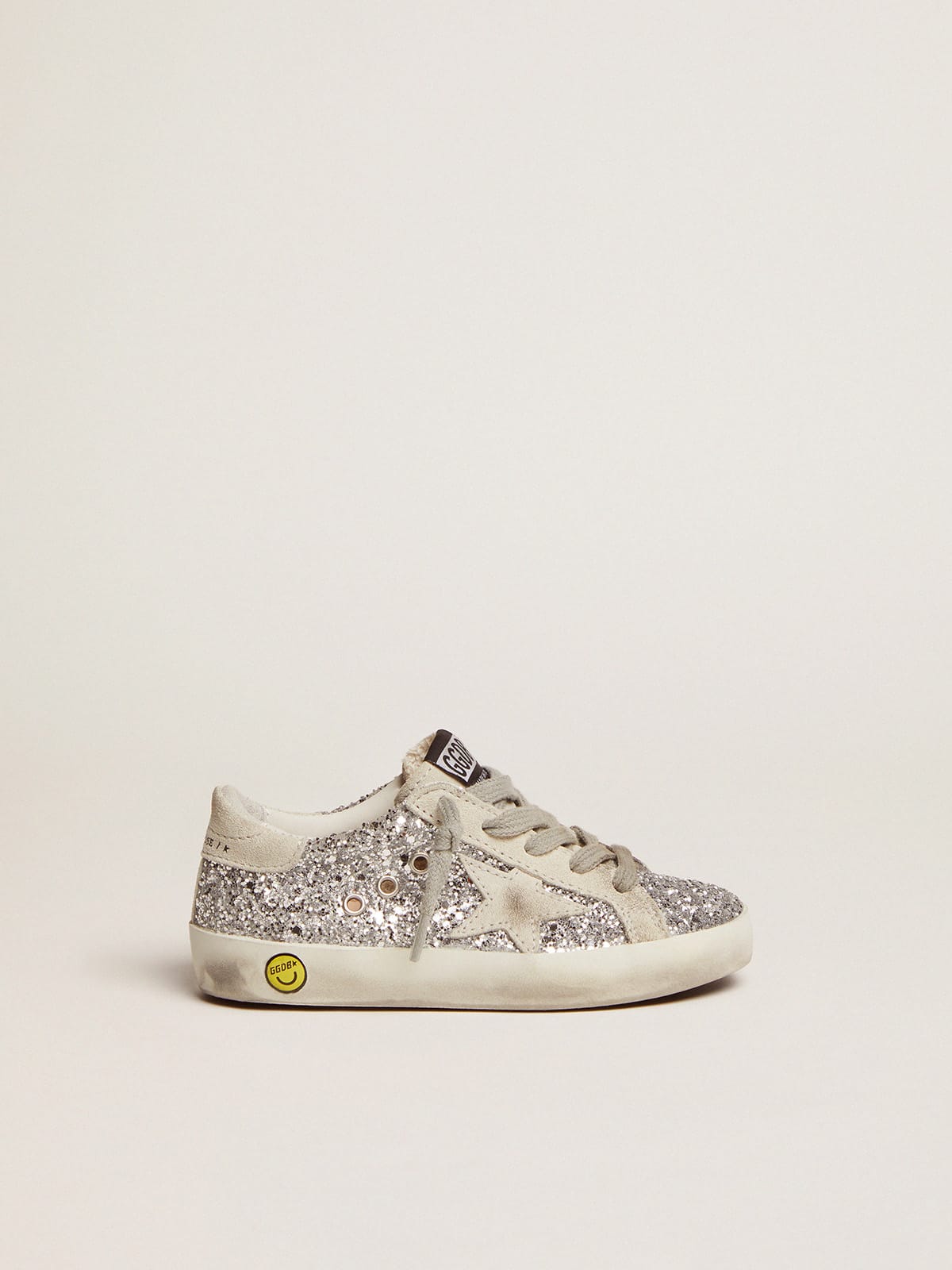 Super-Star Young with silver glitter