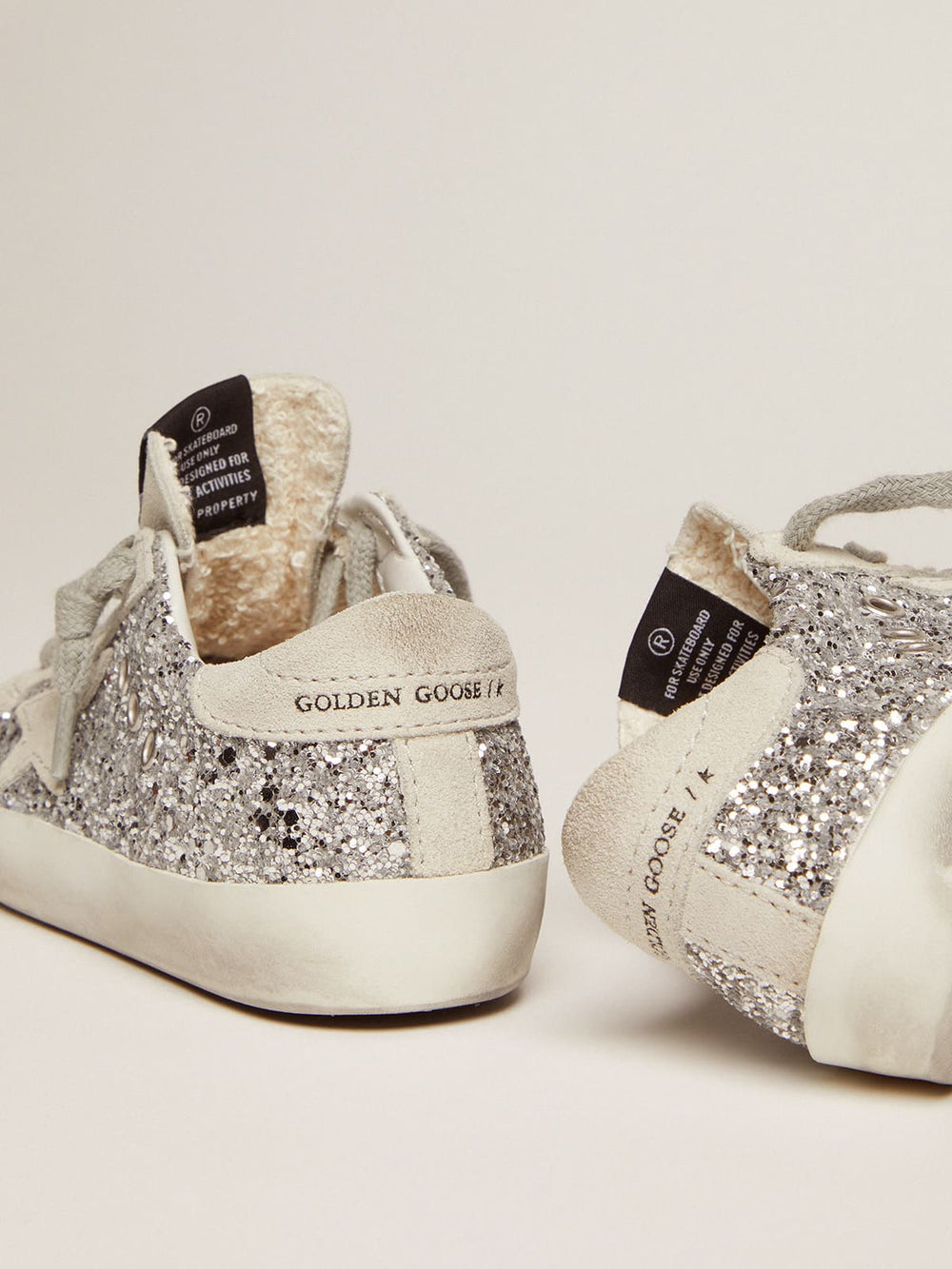Super-Star Young with silver glitter