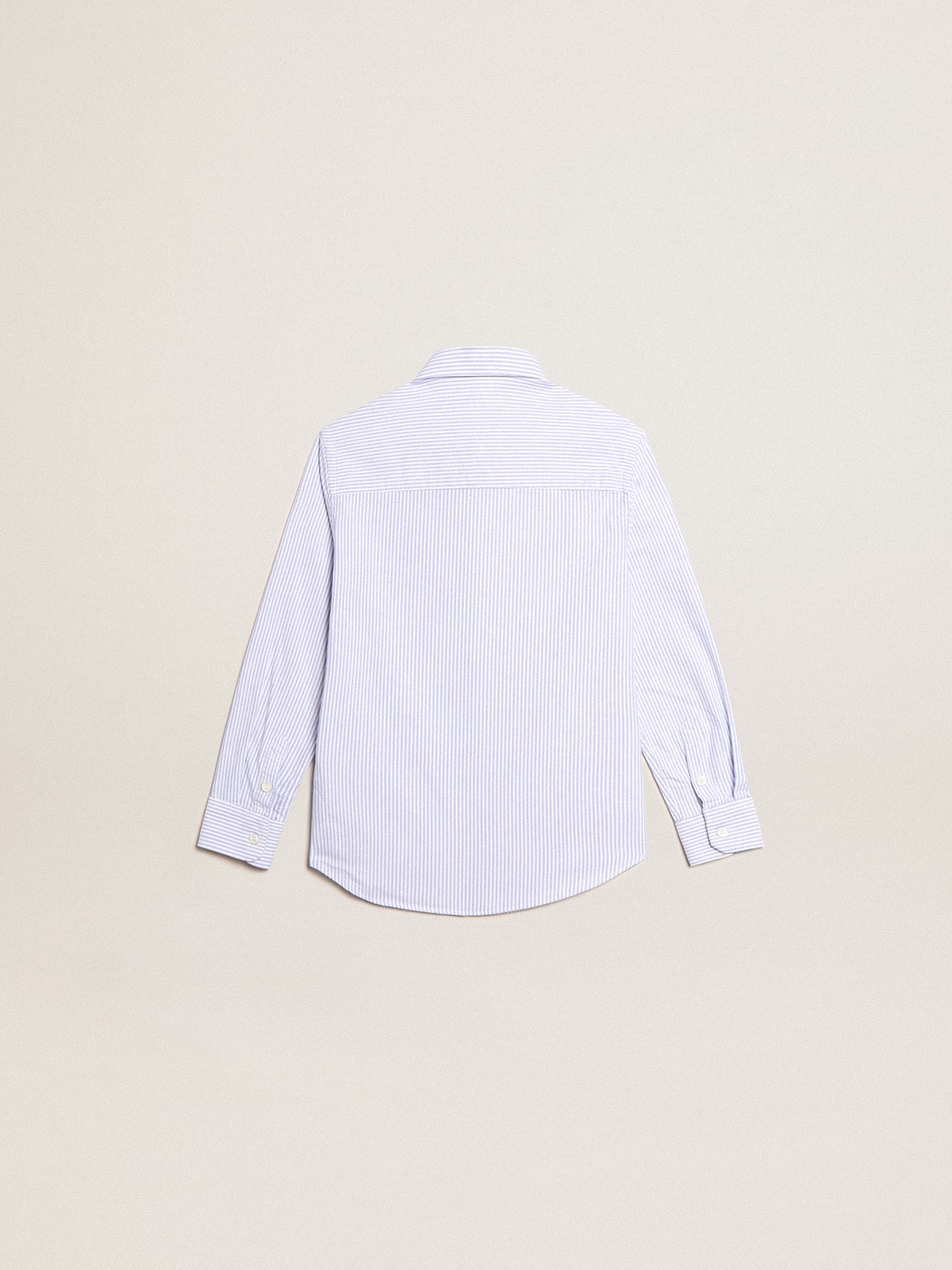 Boys’ shirt with light blue stripes