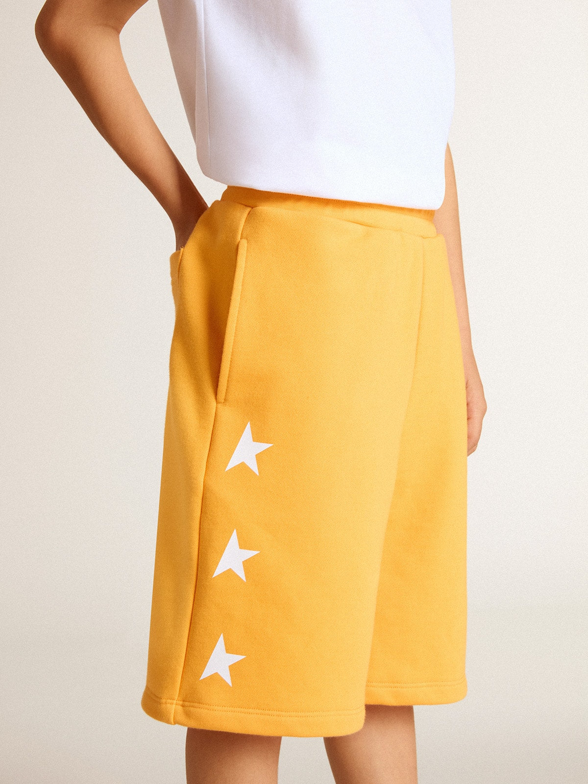 Boys' mustard yellow shorts